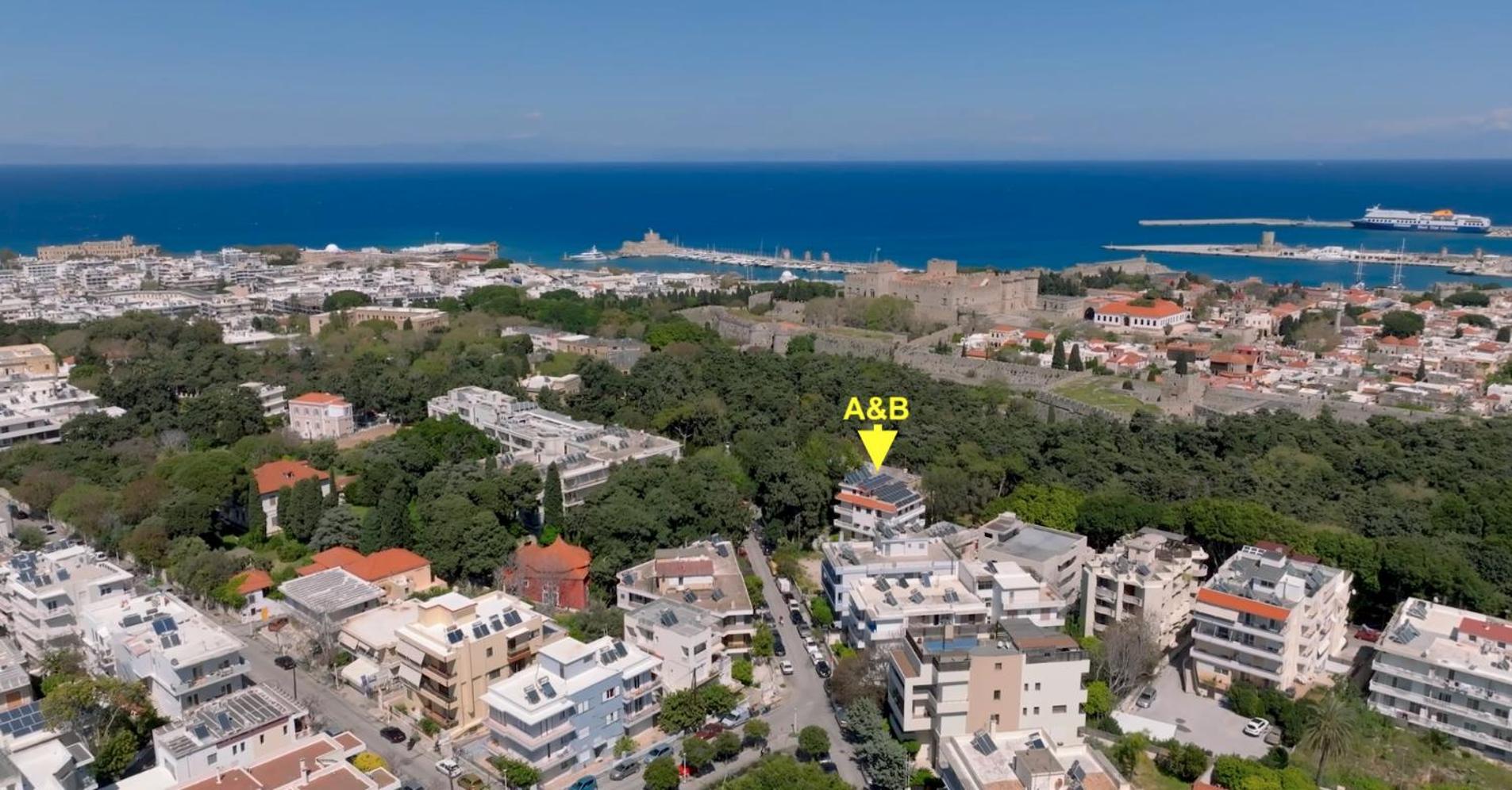A&B Rhodes City Apartments Buitenkant foto